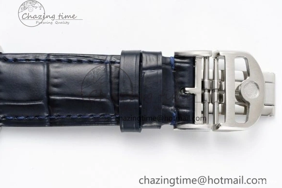 MIROTIME 1230 Portuguese Chrono IW3716 RSF 1:1 Best Edition Blue Dial on Black Leather Strap A RelaxedFit 7045